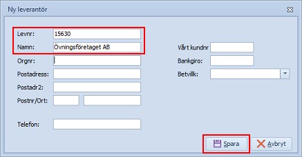 Arbetsgång registrera-guide välja leverantör ny