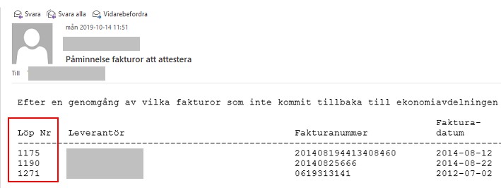 Specialfunktioner E-postattest-påm nytt mejl