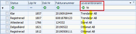 Arbetsgång hitta-snabbfilter abc 1A